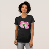 Rosa Hartriegel-Blüten-T - Shirt (Vorne ganz)