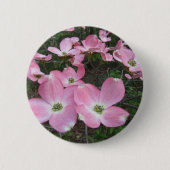 Rosa Hartriegel Button (Vorderseite)