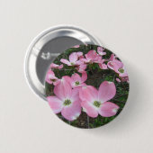 Rosa Hartriegel Button (Vorne & Hinten)