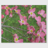 Rosa Hartriegel-Geschenk-Packpapier Geschenkpapier (Flach)