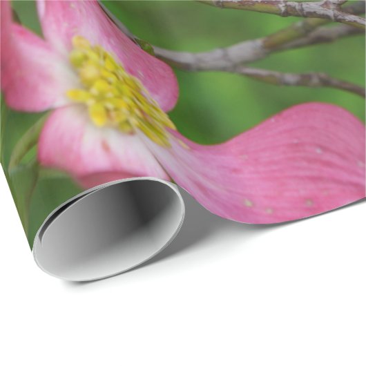 Rosa Hartriegel-Geschenk-Packpapier Geschenkpapier (Rolleneckpunkt)