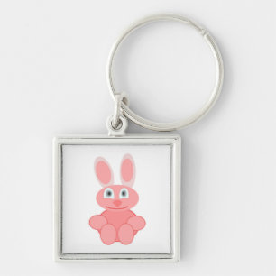 ROSA HASE SCHLÜSSELANHÄNGER