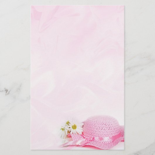 Rosa Hat Briefpapier (Vorderseite)