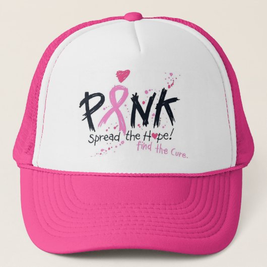 Rosa Hat Truckerkappe (Vorderseite)