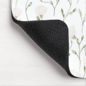 Rosa Hauch floral Mousepad (Ecke)