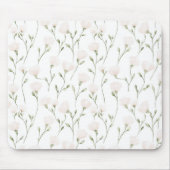 Rosa Hauch floral Mousepad (Vorne)