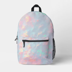 Rosa Hauch weiches Minzgrün Gold Luxus Moderne Kol Bedruckter Rucksack