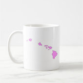 rosa hawaiische Insel Kaffeetasse (Links)