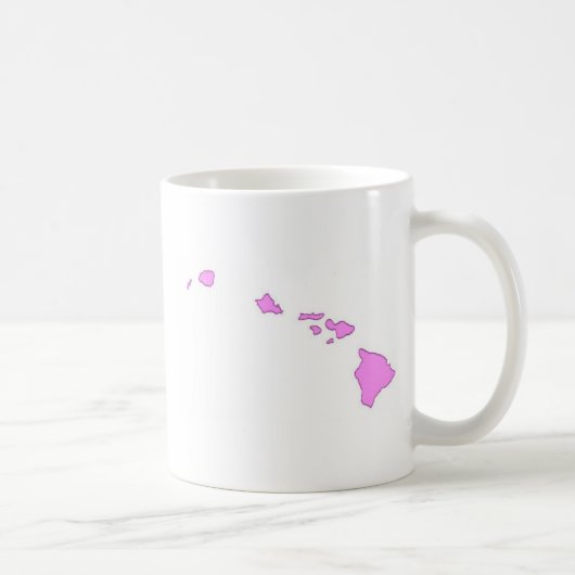 rosa hawaiische Insel Kaffeetasse (Rechts)
