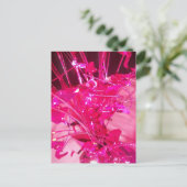 Rosa Haze Postkarte (Stehend Vorderseite)
