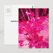 Rosa Haze Postkarte (Vorne/Hinten)
