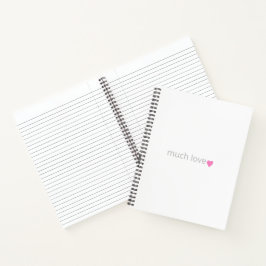 Rosa Heart Journal Notizblock
