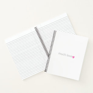 Rosa Heart Journal Notizblock