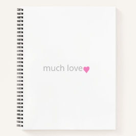 Rosa Heart Journal Notizblock