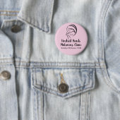 Rosa Hebammendienste Mama & Baby Geburtsklinik Button (Beispiel)