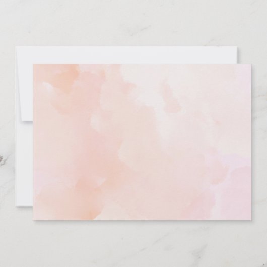 Rosa Heilige Kuh Ich bin eine Einladung zum Geburt (Rückseite)