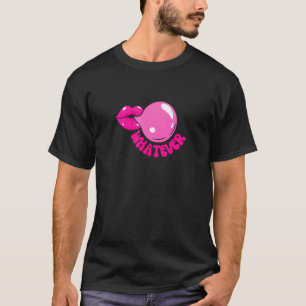 Rosa heiße Lippen, welcher Lippenstift auch immer T-Shirt