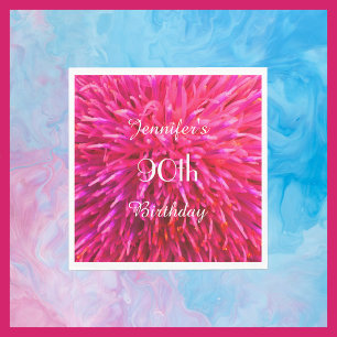 Rosa, heißes Rosa-Papierservietten-90. Serviette