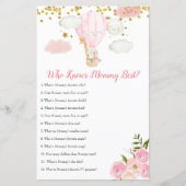 Rosa Heißluftballon, der Mama am besten kennt (Vorderseite)