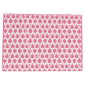 Rosa Heißluftballons Große Geschenktüte (Rückseite)