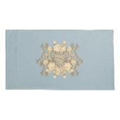 Rosa hemisphaerica – Rosa sulfurea gelbe Rose Kissenbezug (Rückseite)