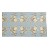 Rosa hemisphaerica – Rosa sulfurea gelbe Rose Kissenbezug (Rückseite)