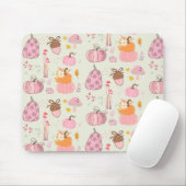 Rosa Herbst Mousepad (Mit Mouse)