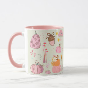 Rosa Herbst Tasse