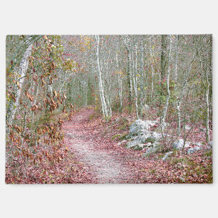 Rosa Herbstblätter Goat Rock Trail Arkansas Magnet