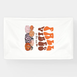 Rosa Herbstkürbis-T-Shirt Süßes Herbst-Grafik-T-S Banner