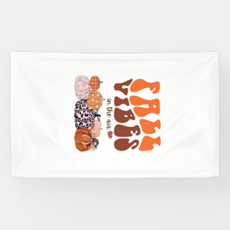 Rosa Herbstkürbis-T-Shirt Süßes Herbst-Grafik-T-S Banner