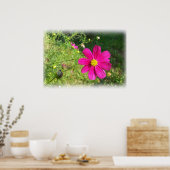 rosa Herbstmorgen Poster (Küche)