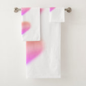 rosa Herz Badhandtuch Set (Insitu)