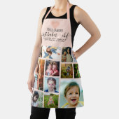 Rosa Herz Bester Koch Baker Oma Collage Schürze (InSitu)