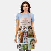 Rosa Herz Bester Koch Baker Oma Collage Schürze (Getragen)