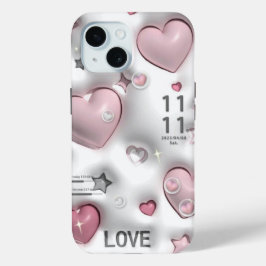 Rosa Herz Case-Mate iPhone Hülle