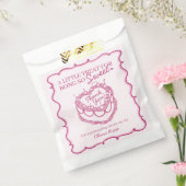 Rosa Herz Coquette Cherry Cake Brautparty Geschenktütchen (Versiegelt)