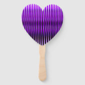 Rosa Herz gestreiftes Set der Lüfter Fächer (Rückseite)