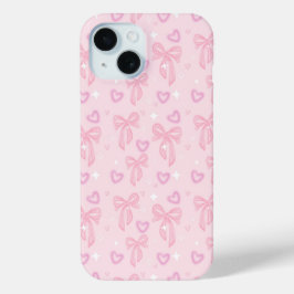 Rosa Herz-Handyhülle mit Schleife Case-Mate iPhone Hülle
