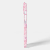 Rosa Herz-Handyhülle mit Schleife Case-Mate iPhone Hülle (Rückseite / Links)