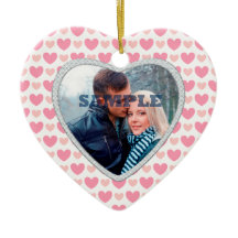 Rosa Herz-Imitate Diamant Valentine Fotovorlage