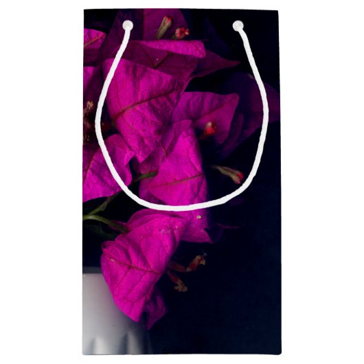 "Rosa Herz in Schwarz" Kleine Geschenktüte (Rückseite)