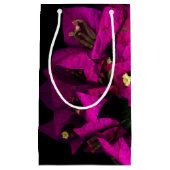 "Rosa Herz in Schwarz" Kleine Geschenktüte (Vorderseite)