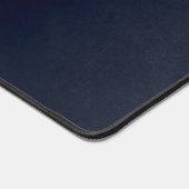 Rosa Herz in schwarz Schreibtischunterlage (Ecke)