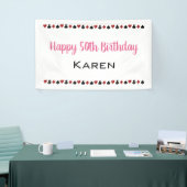 Rosa Herz - Kreislauf Casino Lugano Banner (Messeveranstaltung)