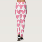 rosa Herz Leggings (Rückseite)