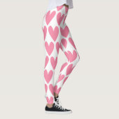 rosa Herz Leggings (Rechts)