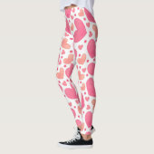 Rosa Herz-Leggings Leggings (Links)