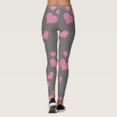 Rosa Herz-Leggings Leggings (Rückseite)