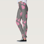 Rosa Herz-Leggings Leggings (Links)